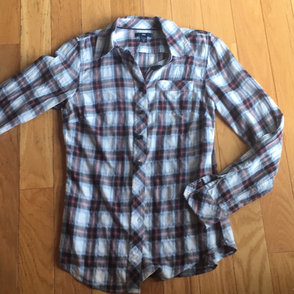 Plaid Button Down - image 2
